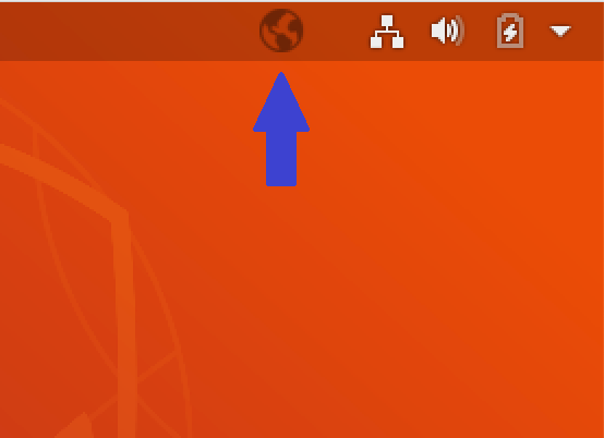 Icône Ubuntu GNOME -
VPN déconnecté